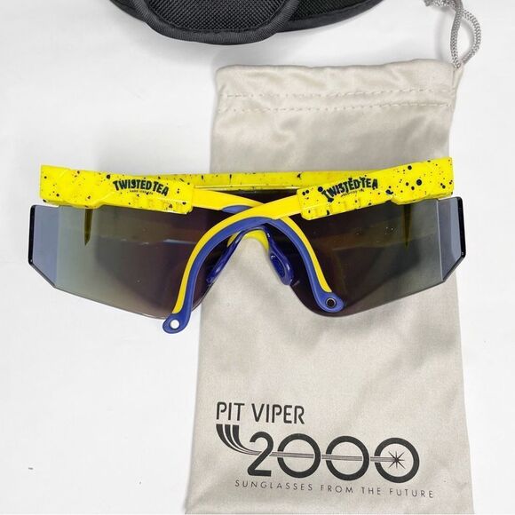 Pit Viper 2000 The Montucky Coldsnacks turquoise sunglasses with case/box. NWT - Picture 4 of 9